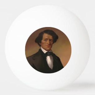 Black History: Fred Douglass Civil Rights 1845 Ping Pong Ball