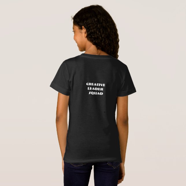 Black History Heroine Little Harriet Tubman Kids T-Shirt (Back Full)
