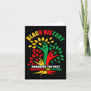 Black History Honouring Past Inspiring Future Afri Card