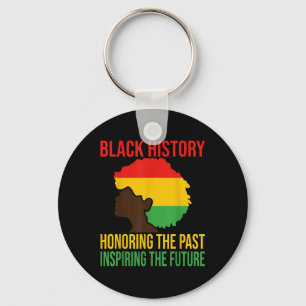 Black History Honouring Past Inspiring Future Men Key Ring