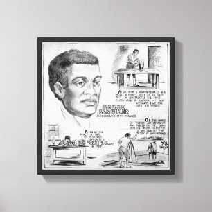 Black History Icon: Benjamin Banneker, Scientist Canvas Print