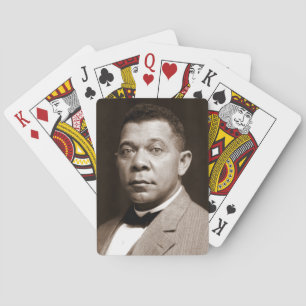 Black History Icon: Booker T Washington, Portrait Playing Cards