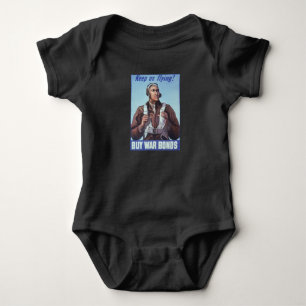 Black History Icons: Aviators of WW2, US Pilots Baby Bodysuit