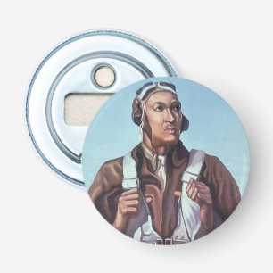 Black History Icons: Aviators of WW2, US Pilots Bottle Opener