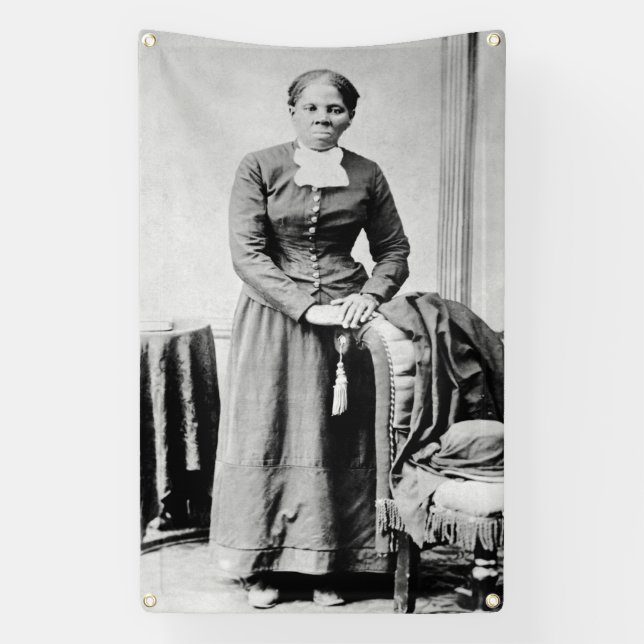 Black History Icons: Harriet Tubman, Civil Rights Banner (Vertical)