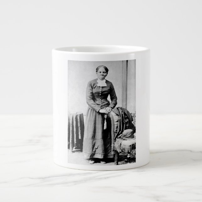 Black History Icons: Harriet Tubman, Civil Rights Large Coffee Mug (Front)
