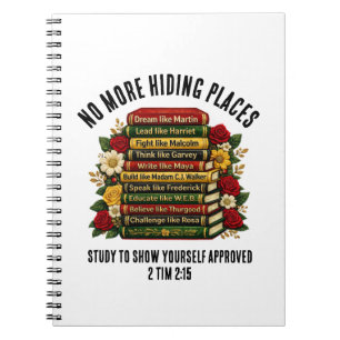 Black History Icons Heroes Christian Study Notebook