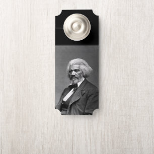 Black History Icons: Older Frederick Douglass Door Hanger