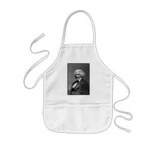 Black History Icons: Older Frederick Douglass Kids Apron