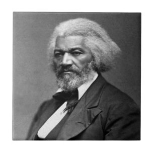 Black History Icons: Older Frederick Douglass Tile