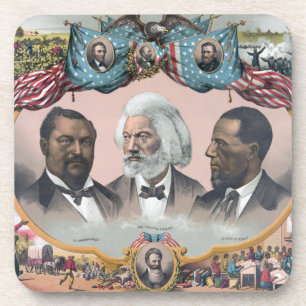 Black History Icons: With Frederick Douglass Coaster