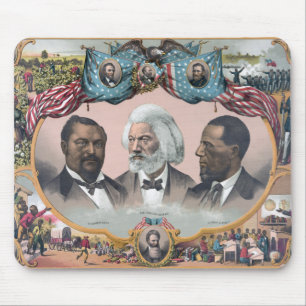 Black History Icons: With Frederick Douglass Mouse Pad