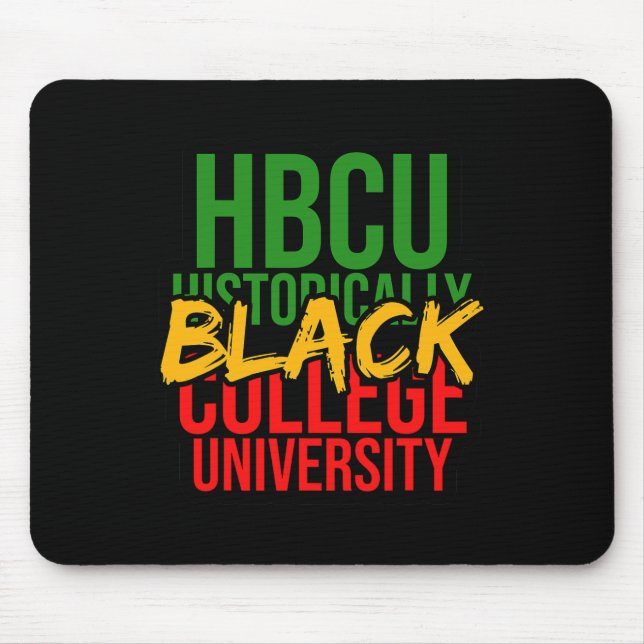 Black History Influential Hbcu Dream Like Martin I Mouse Pad (Front)