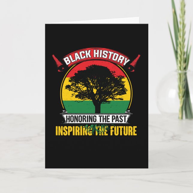 Black History Inspiring The Future Card (Front)
