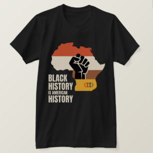 Black History Is American History Culture Heritage T-Shirt