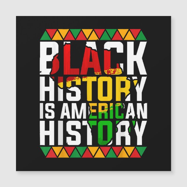 Black History Is American History Patriotic  (Front)