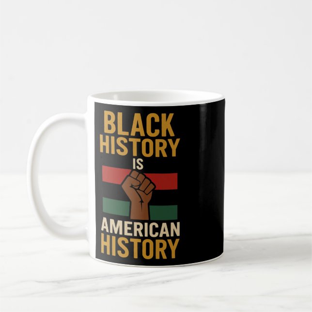 Black History Juneteenth African American Pride  Coffee Mug (Left)