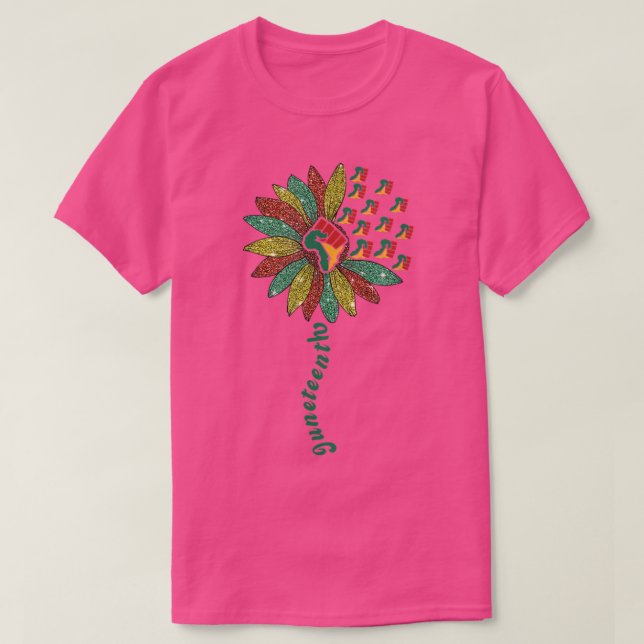 Black History Juneteenth Celebration 1865 Juneteen T-Shirt (Design Front)