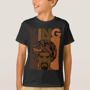 Black History King Father Melanin African American T-Shirt