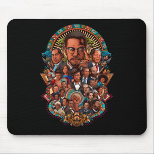 Black History Leaders Collage Inspirational Africa Mouse Pad