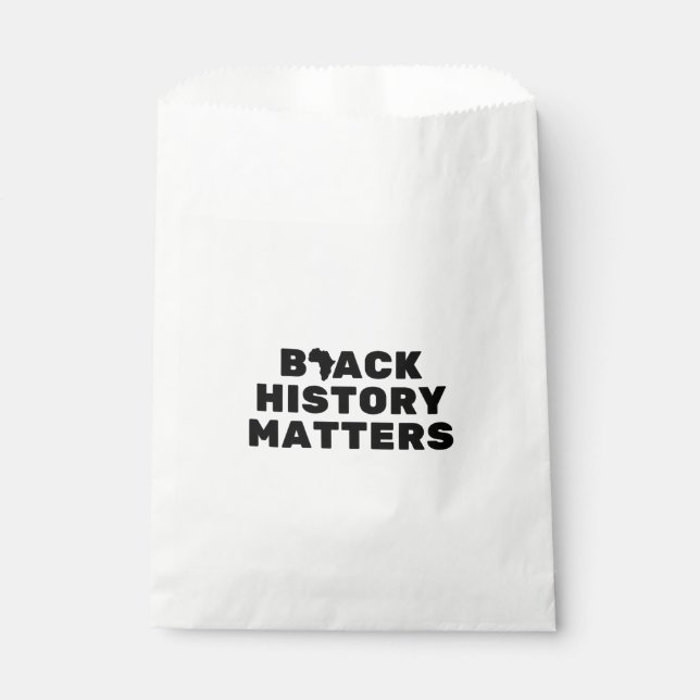Black History Matters Favour Bags (Front)