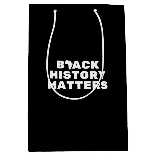 Black History Matters Medium Gift Bag (Front)