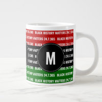 BLACK HISTORY MATTERS Monogram Mug
