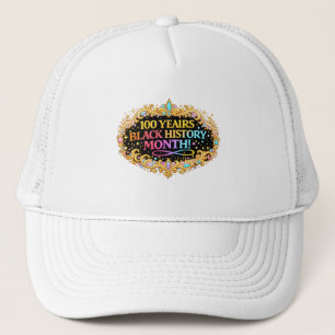 Black History Month 100 Years Foam Hat