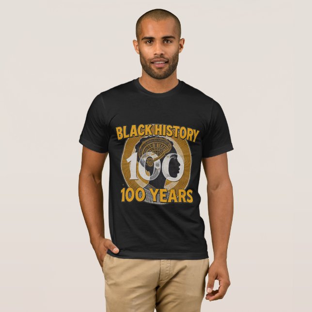 Black History Month 100th AnniversaryT-Shirt T-Shirt (Front Full)
