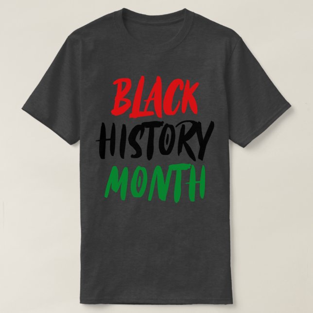 black history month 1 T-Shirt (Design Front)