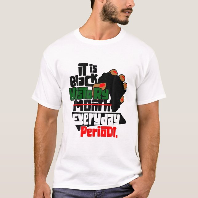 Black History Month 2022 Everyday African Pattern T-Shirt (Front)