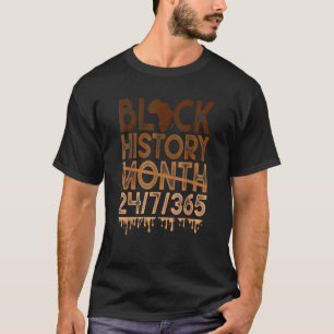 Black History Month 2023 Black History 365 Melanin T-Shirt