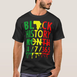 Black History Month 2023 Black History 365 Melanin T-Shirt