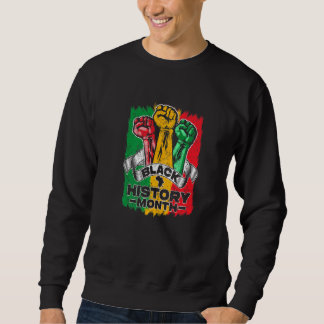Black History Month 2023 Hand Strong African Ameri Sweatshirt