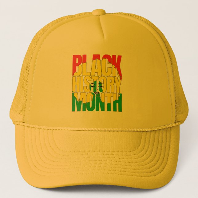 BLACK HISTORY MONTH 2024 TRUCKER HAT (Front)