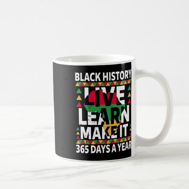 Black History Month 2025 Apparel  Coffee Mug (Right)