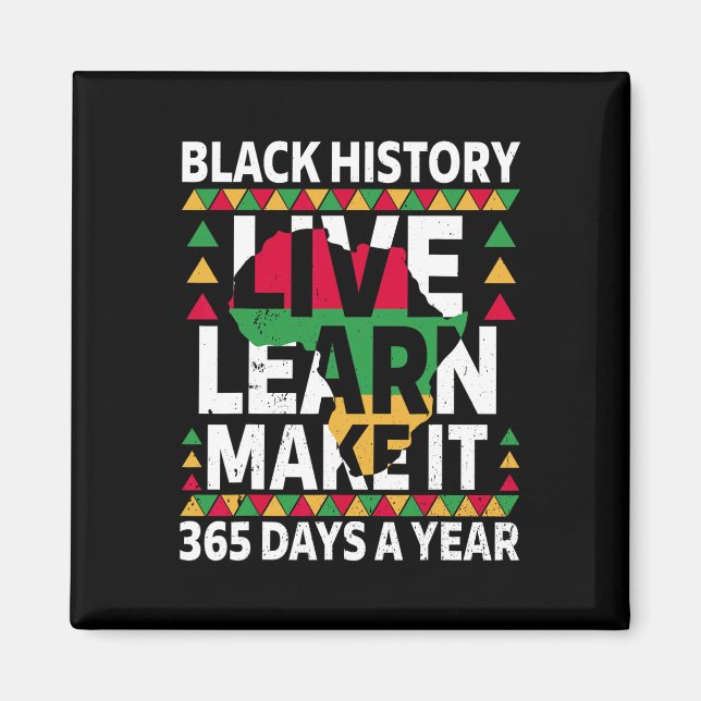 Black History Month 2025 Apparel  Magnet (Front)