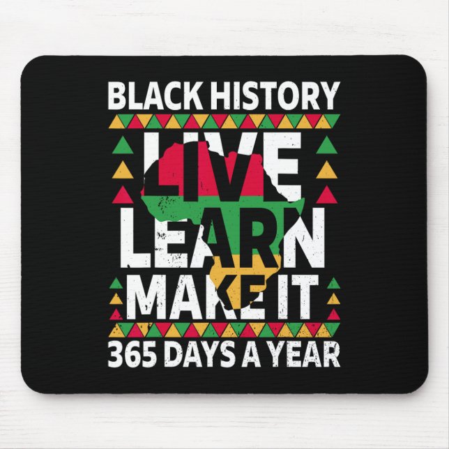 Black History Month 2025 Apparel  Mouse Pad (Front)