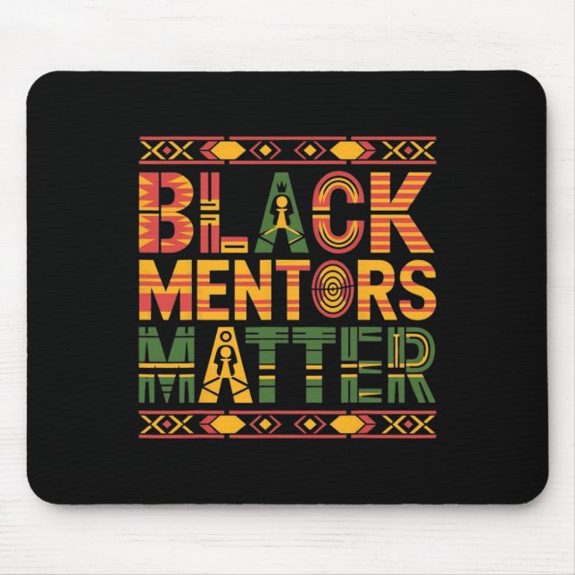Black History Month 2025 Black Mentors Problem  Mouse Pad (Front)