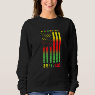 Black History Month 247365 African American Flag P Sweatshirt