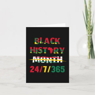 Black History Month 247365 African American Histor Card