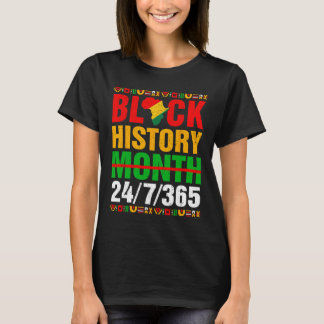 Black History Month 247365 African American Men Wo T-Shirt