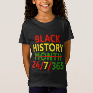Black History Month 247365 African Melanin Black G T-Shirt