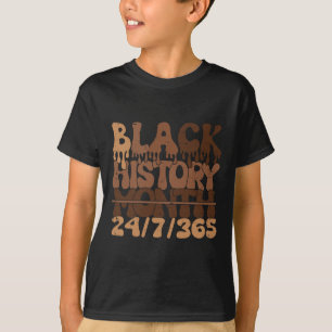 Black History Month 247365 African Melanin Black P T-Shirt