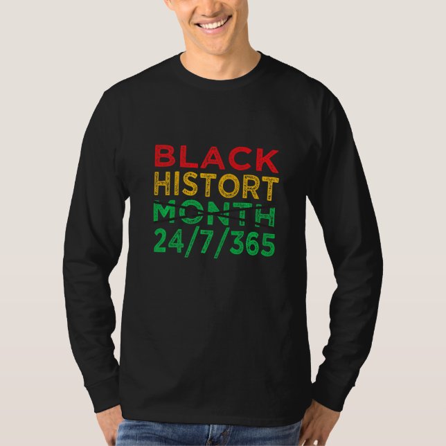 Black History Month 247365 African Melanin Black T-Shirt (Front)