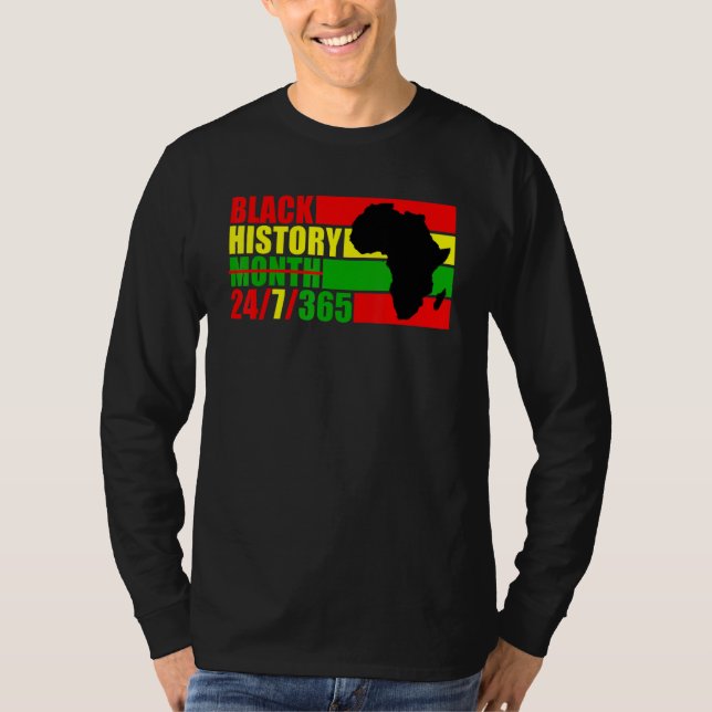 Black History Month 247365   Black History Month 2 T-Shirt (Front)