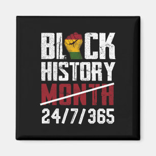Black History Month 247365 Gifts African American  Magnet