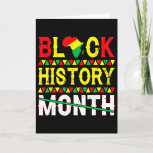 Black History Month 247365 Heritage Culture Black  Card