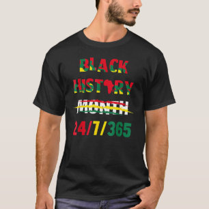 Black History Month 247365 Long T-Shirt