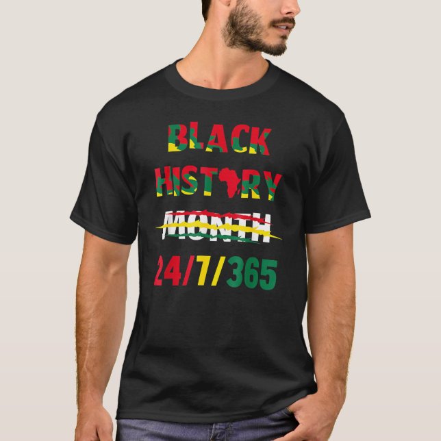 Black History Month 247365 Long T-Shirt (Front)